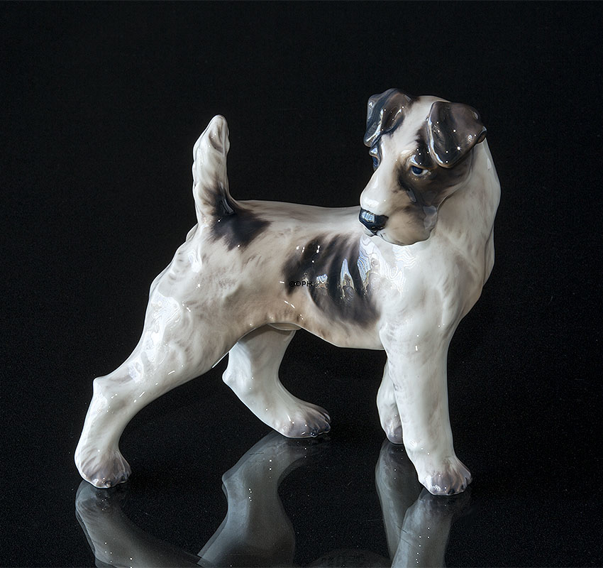 Foxterrier Stehend Dahl Jensen Figur Nr. 1001