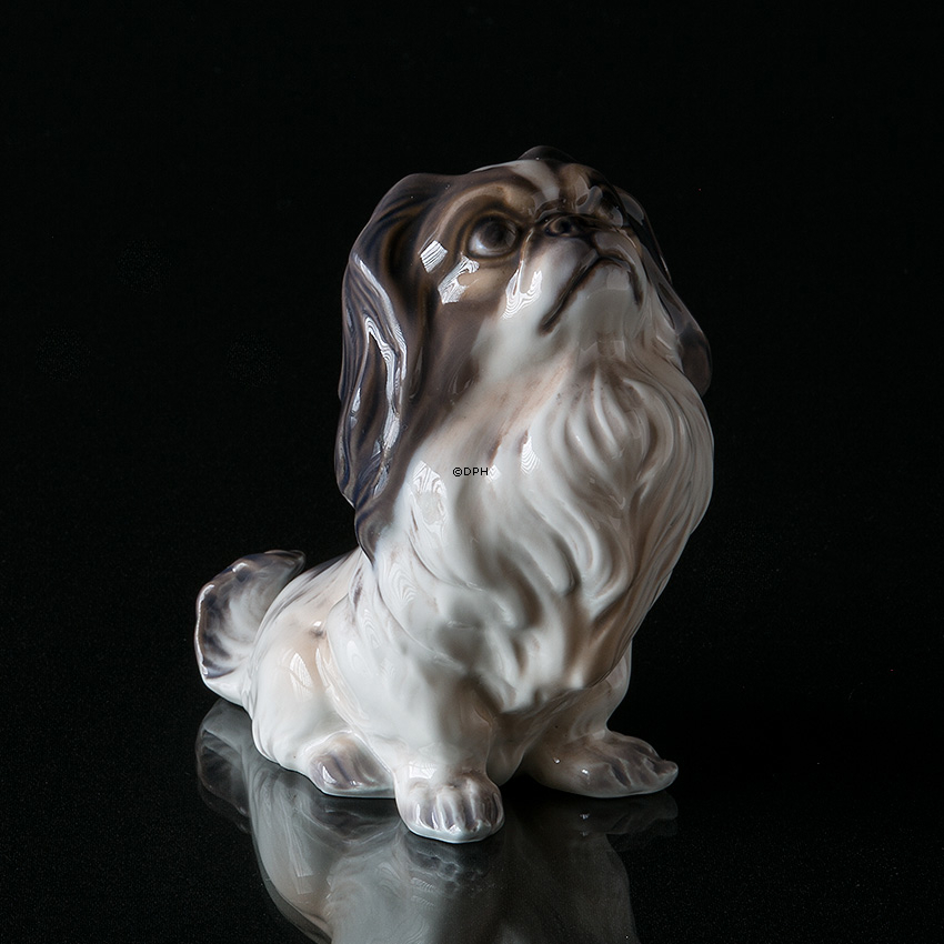 Hund Pekingese Dahl Jensen Figur Nr. 1003