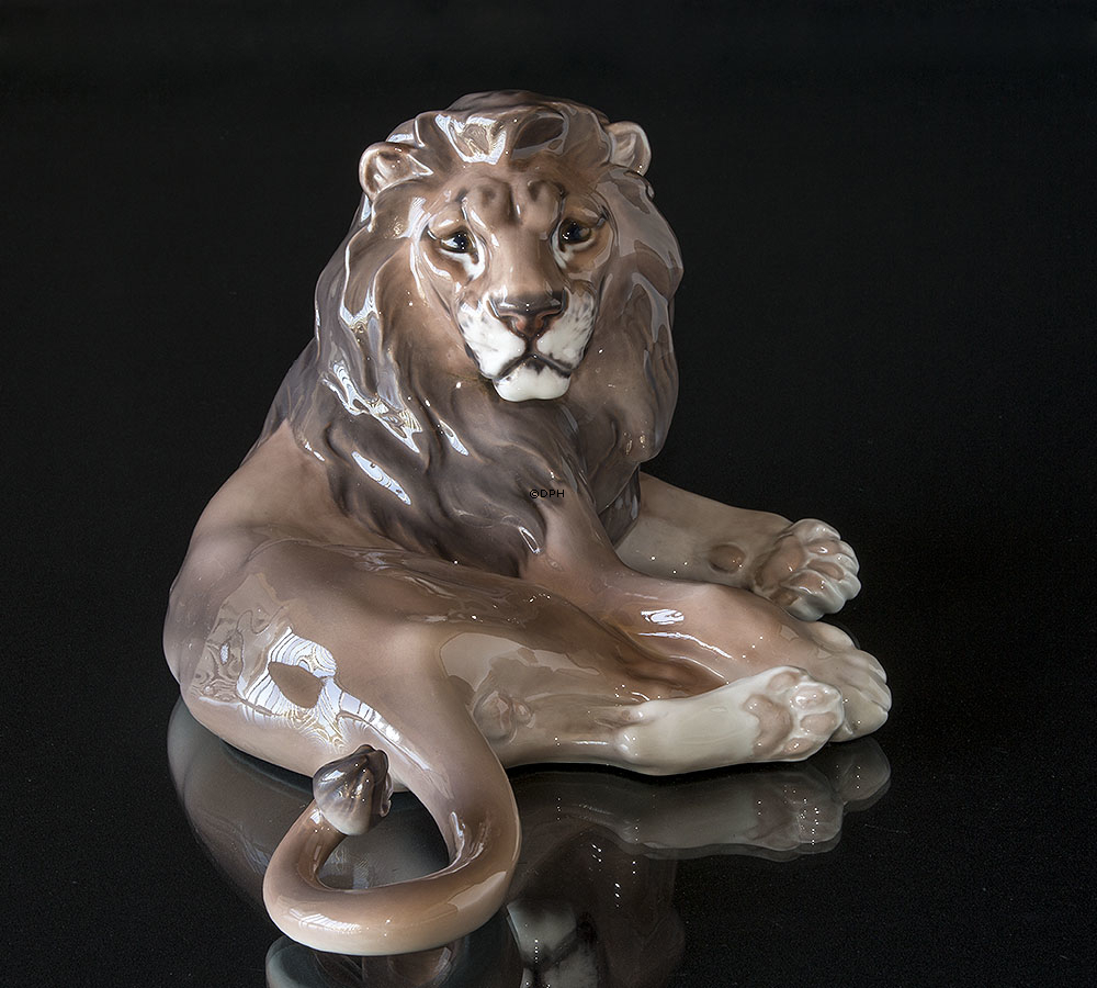 Löwe, Liegend, Dahl Jensen Figur Nr. 1022