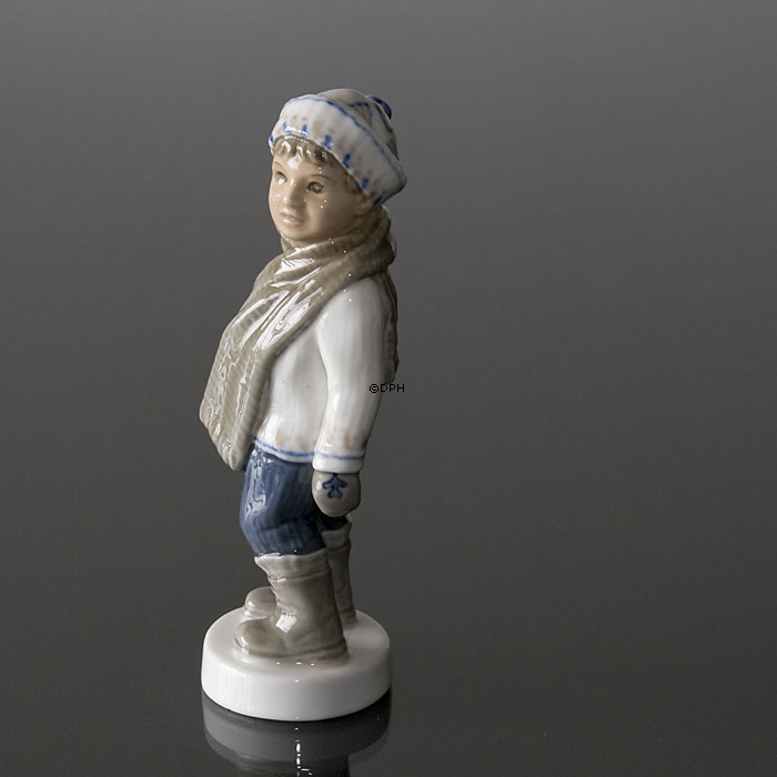 Winter "Junge mit Schal" Dahl Jensen Figur Nr. 1064
