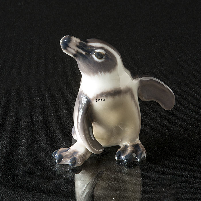 Kleiner stehender Pinguin, Dahl Jensen Vogelfigur Nr. 1101