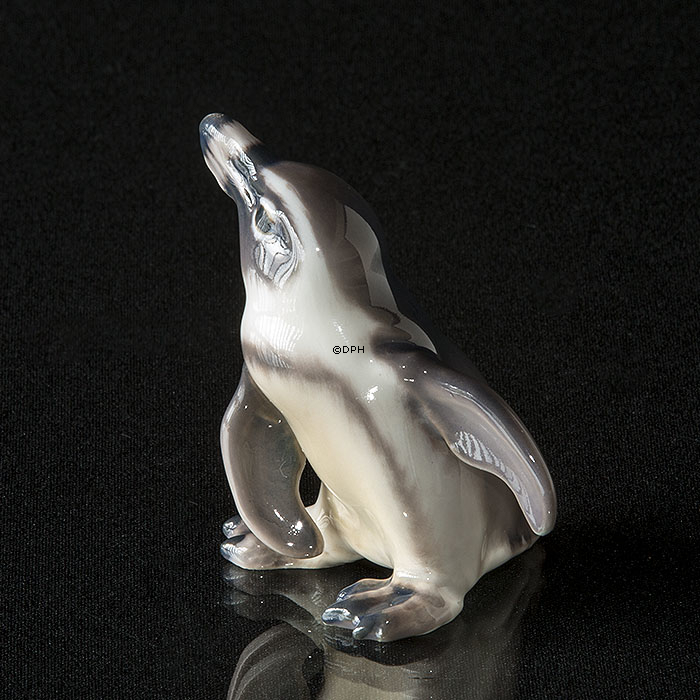 Kleiner stehender Pinguin, Dahl Jensen Vogelfigur Nr. 1101