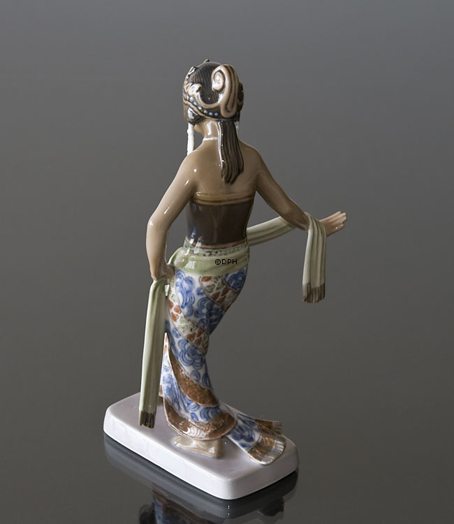 Javanesische Frau tanzt Figur Dahl Jensen Nr. 1114