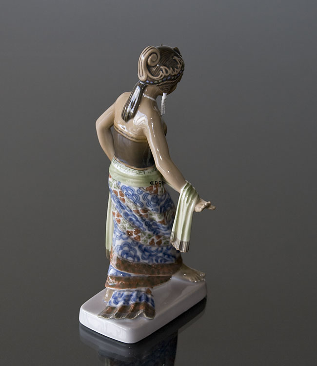 Javanesische Frau tanzt Figur Dahl Jensen Nr. 1114