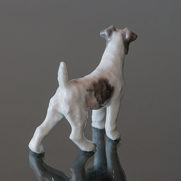 Dahl Jensen Hund Figur Rauharriger Foxterrier Nr. 1118