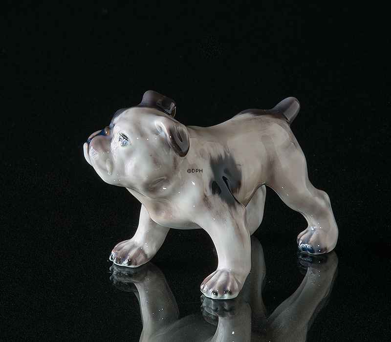 Hundefigur Englische Bulldogge Dahl Jensen Nr. 1135