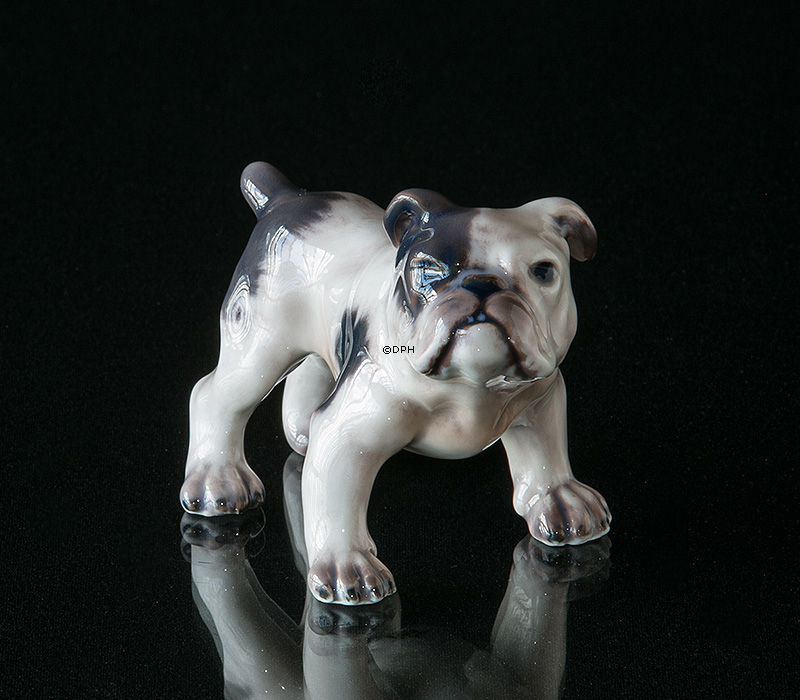 Hundefigur Englische Bulldogge Dahl Jensen Nr. 1135