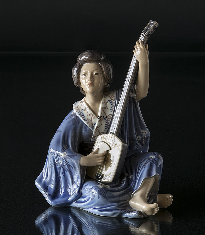 Japanische Frau, Geisha, Dahl Jensen Figur Nr. 1155