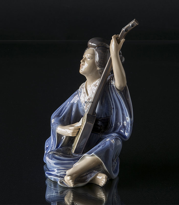 Japanische Frau, Geisha, Dahl Jensen Figur Nr. 1155