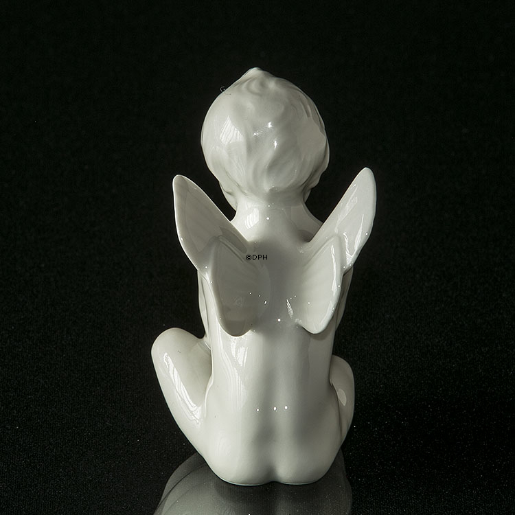 Engel/Cupid Figur, weiß, Dahl Jensen