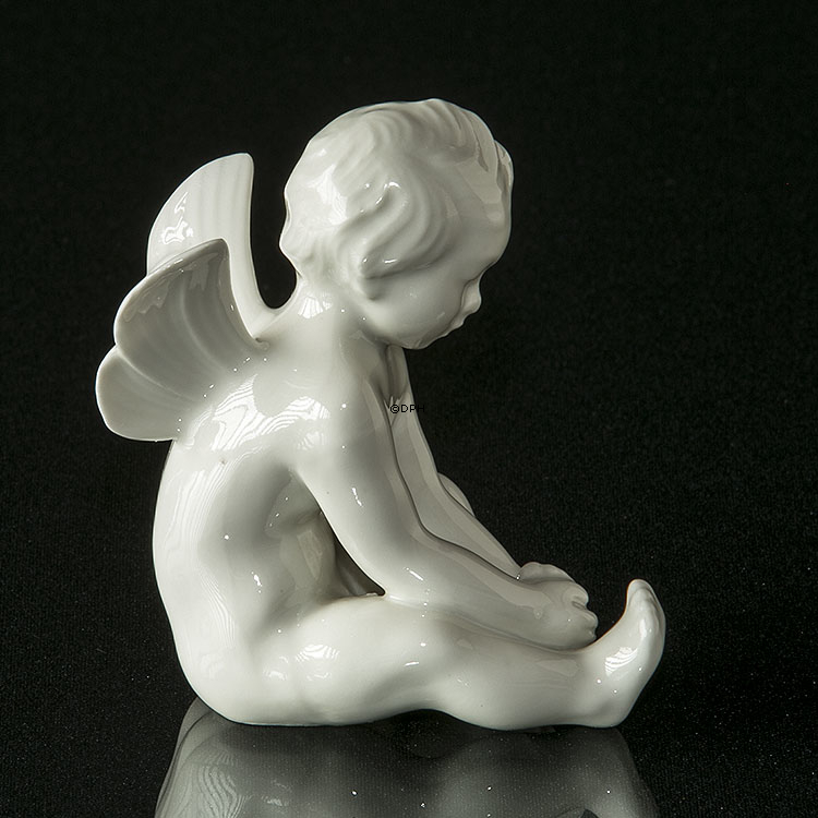 Engel/Cupid Figur, weiß, Dahl Jensen