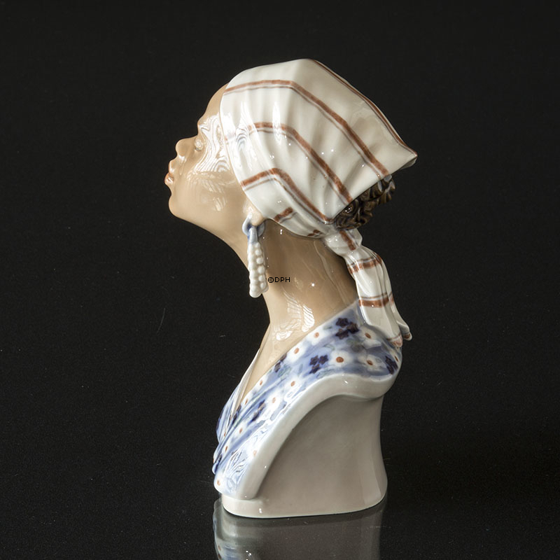 Dahl Jensen Figur Afrikanische Frau Büste Nr. 1211