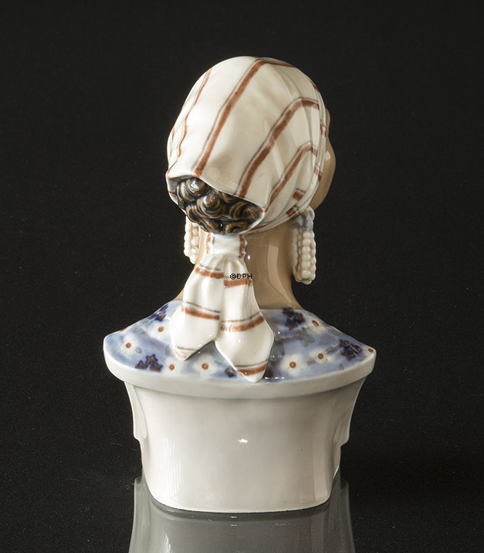 Dahl Jensen Figur Afrikanische Frau Büste Nr. 1211