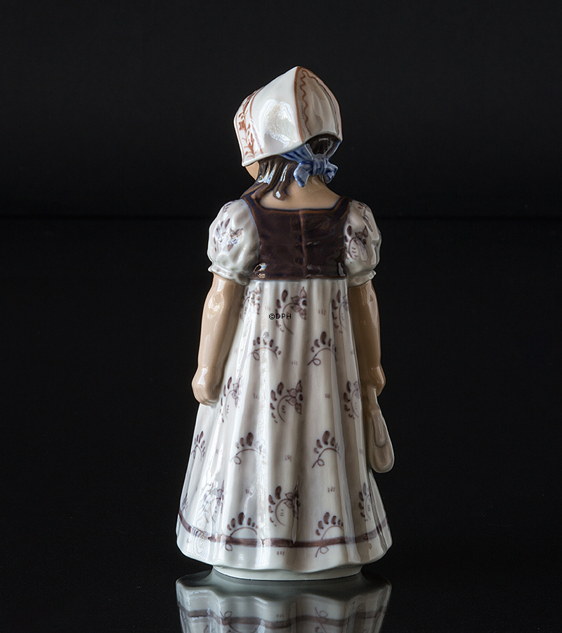 Mädchen Hanne mit Kleid, Dahl Jensen Figur