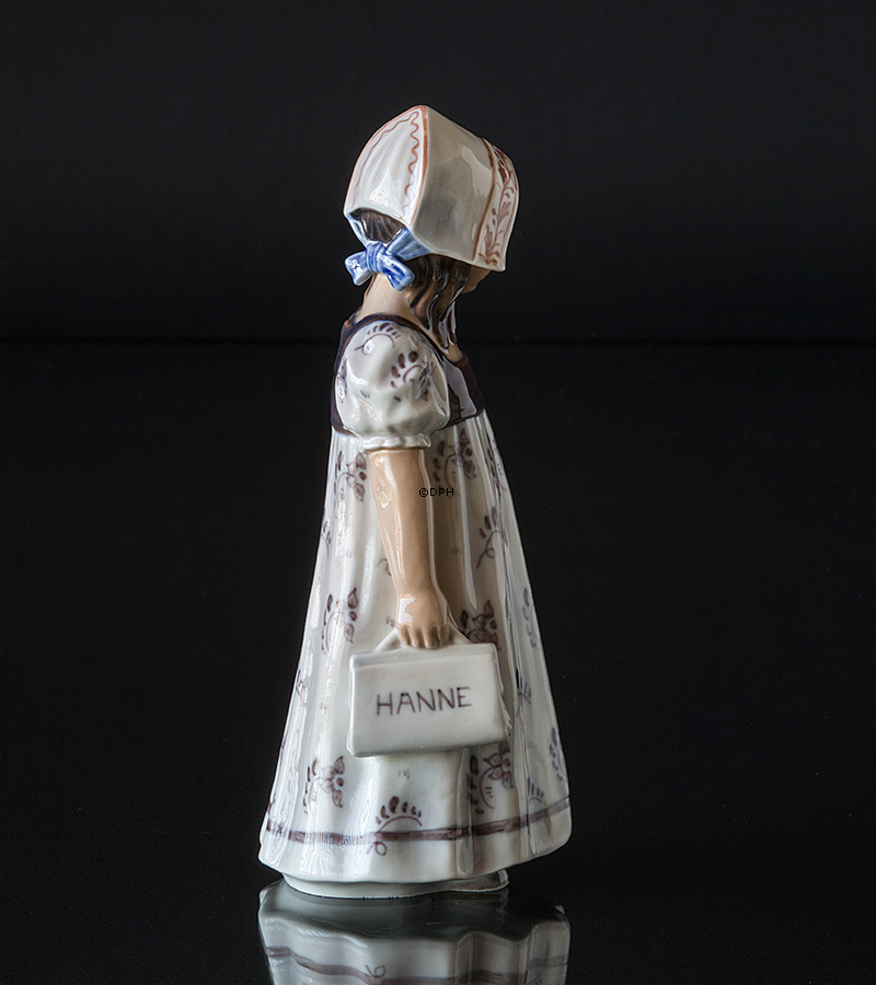 Mädchen Hanne mit Kleid, Dahl Jensen Figur
