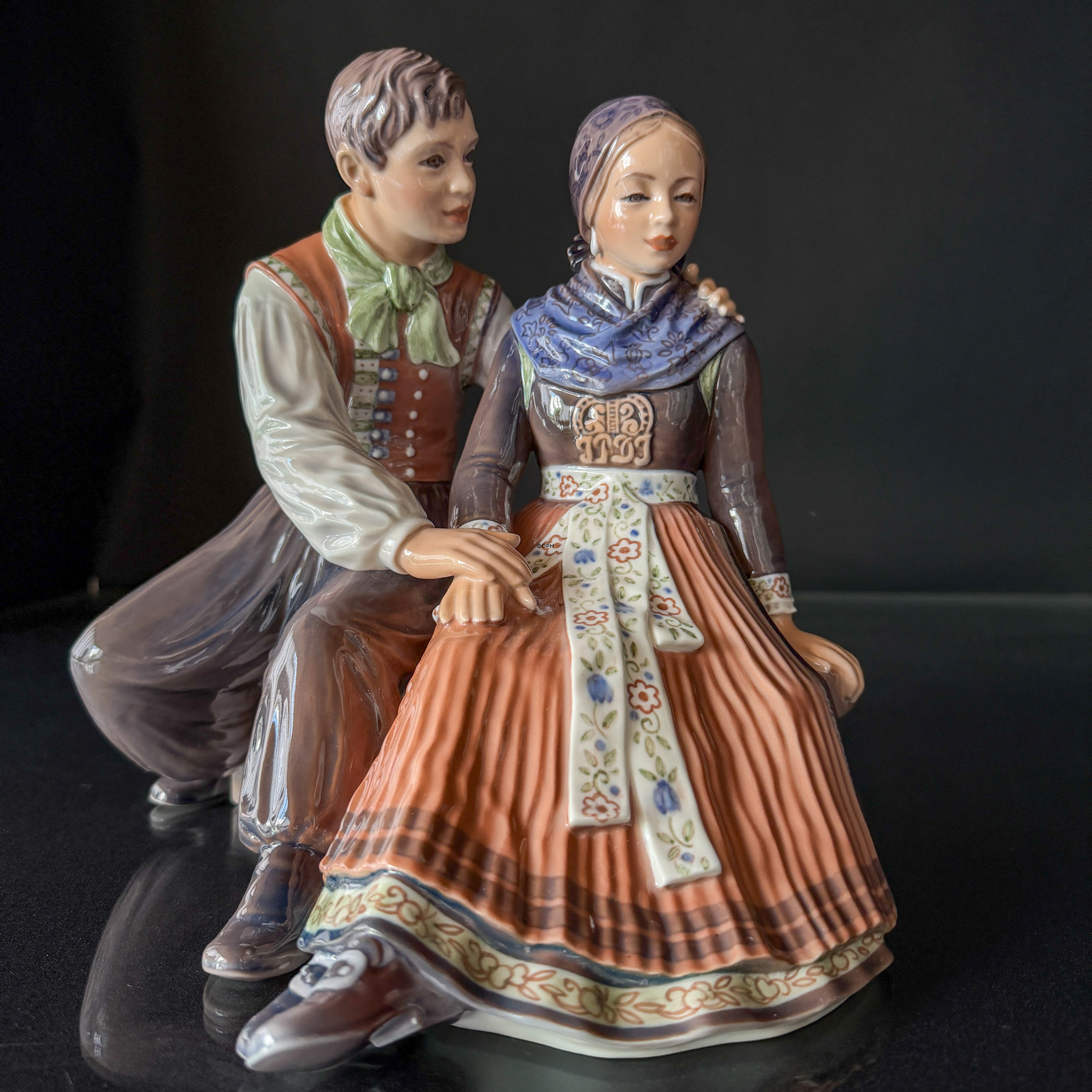 Freierszene, Dahl Jensen Figur Nr. 1220