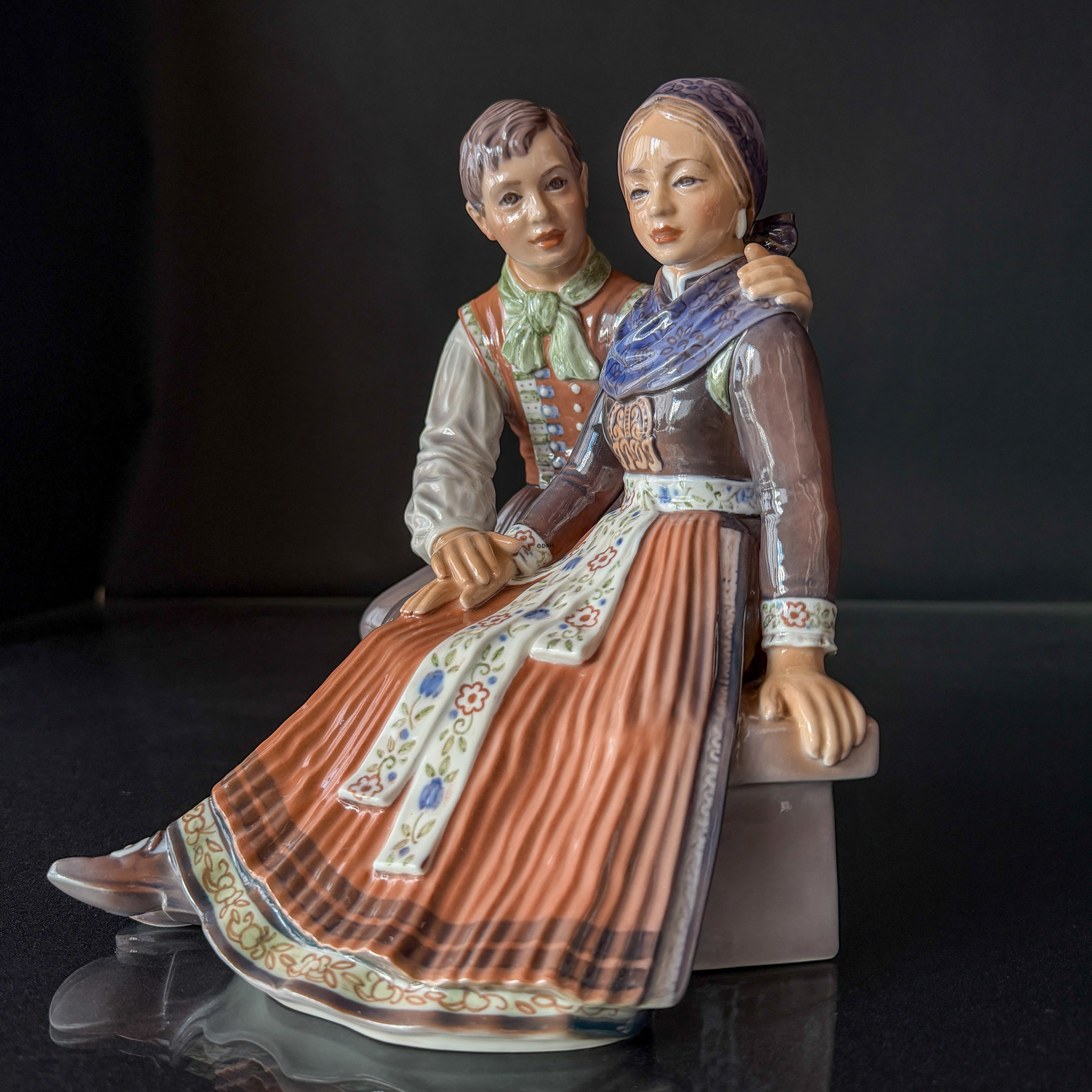 Freierszene, Dahl Jensen Figur Nr. 1220