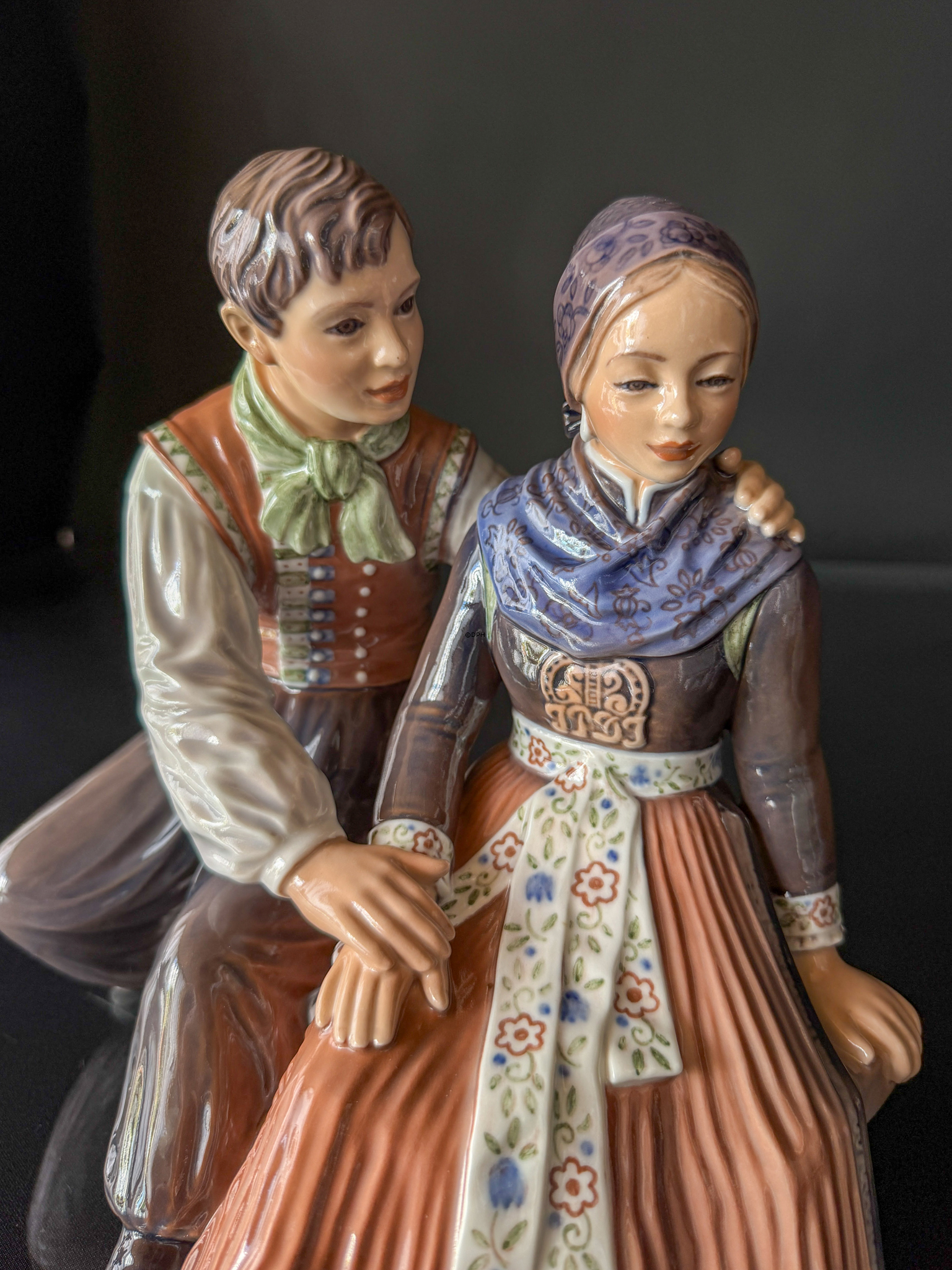 Freierszene, Dahl Jensen Figur Nr. 1220