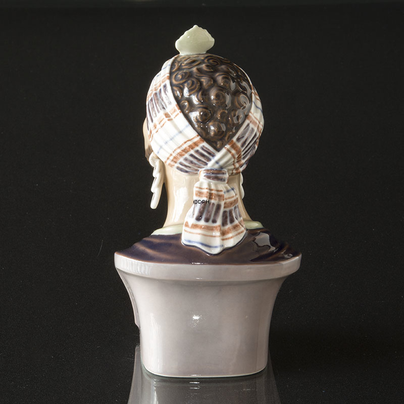 Dahl Jensen Figur Indischer Mann Büste Nr. 1229