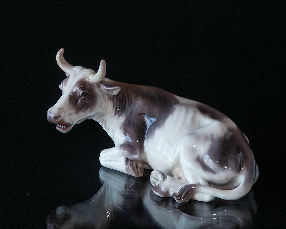 Kuh liegend Nr. 1234 Dahl Jensen