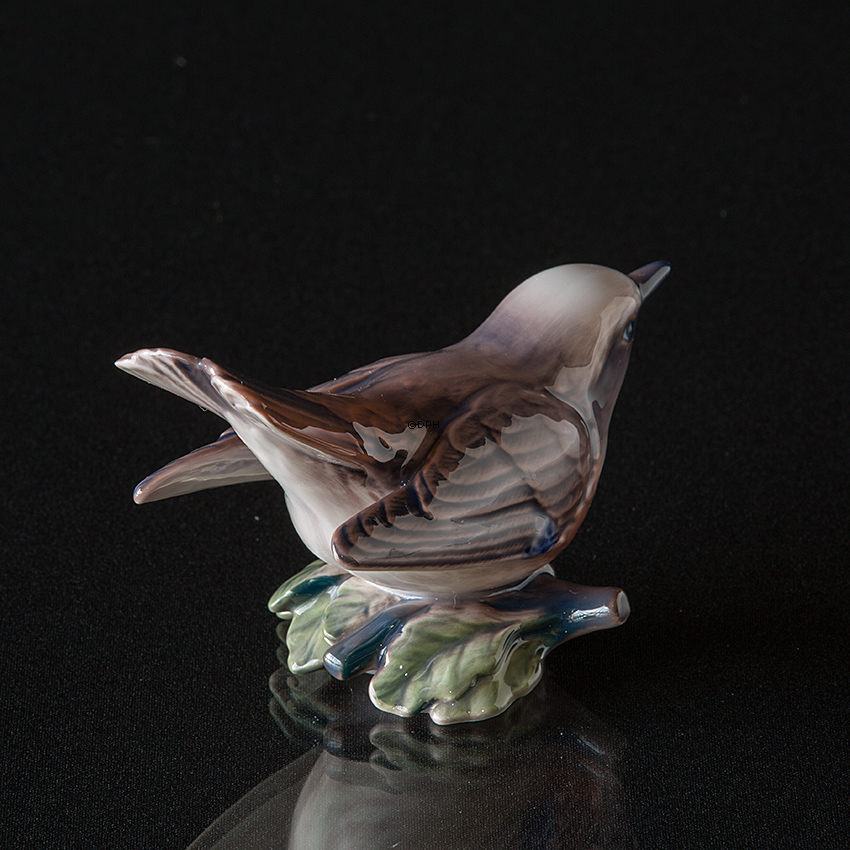 Gartenrotschwanz. Dahl Jensen Vogelfigur Nr. 1242.