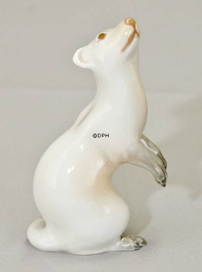 Frettchen sitzend 11 CM Dahl Jensen Figur