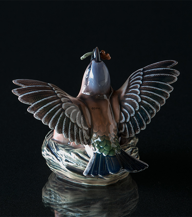 Vogel auf Nest Dahl Jensen Figur