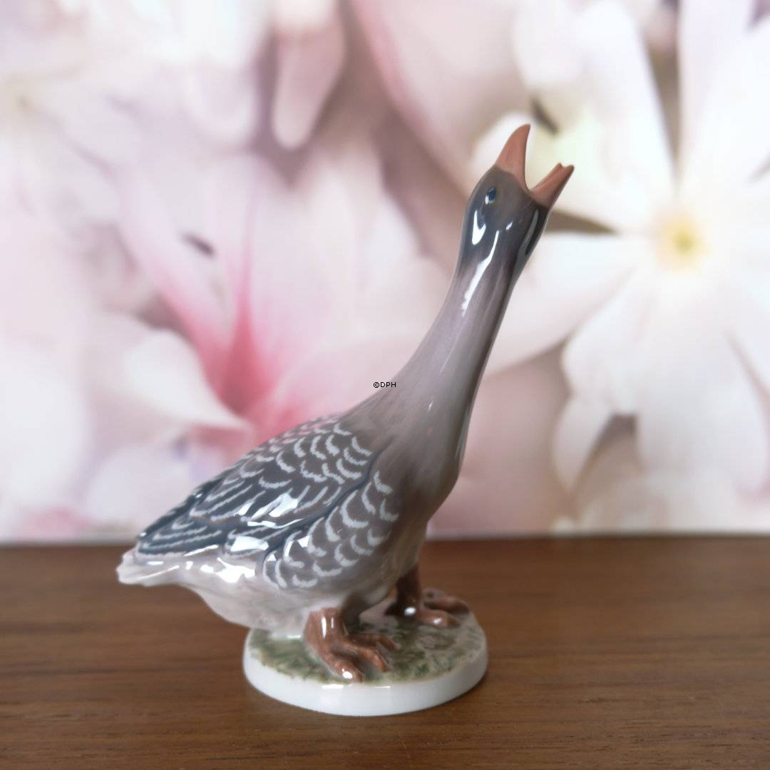 Dahl Jensen Figur, Gans mit gestrecktem Hals, Nr. 1364