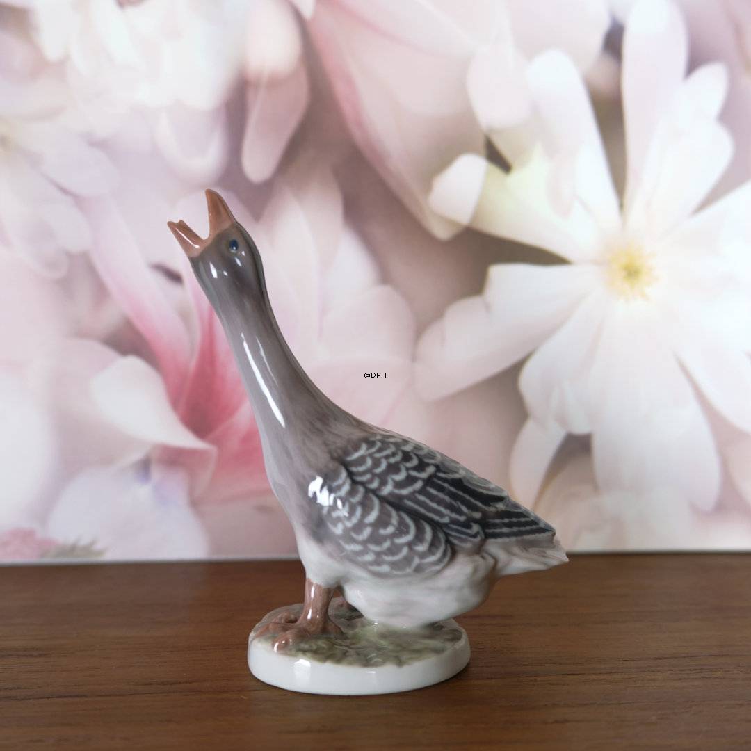 Dahl Jensen Figur, Gans mit gestrecktem Hals, Nr. 1364