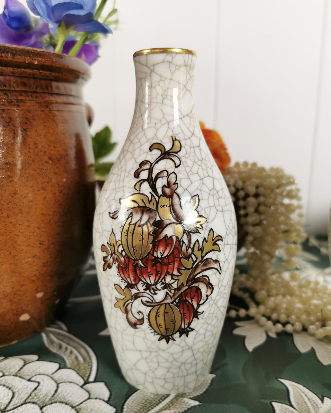 Dahl Jensen Vase, Craquelé Nr.25-172-K