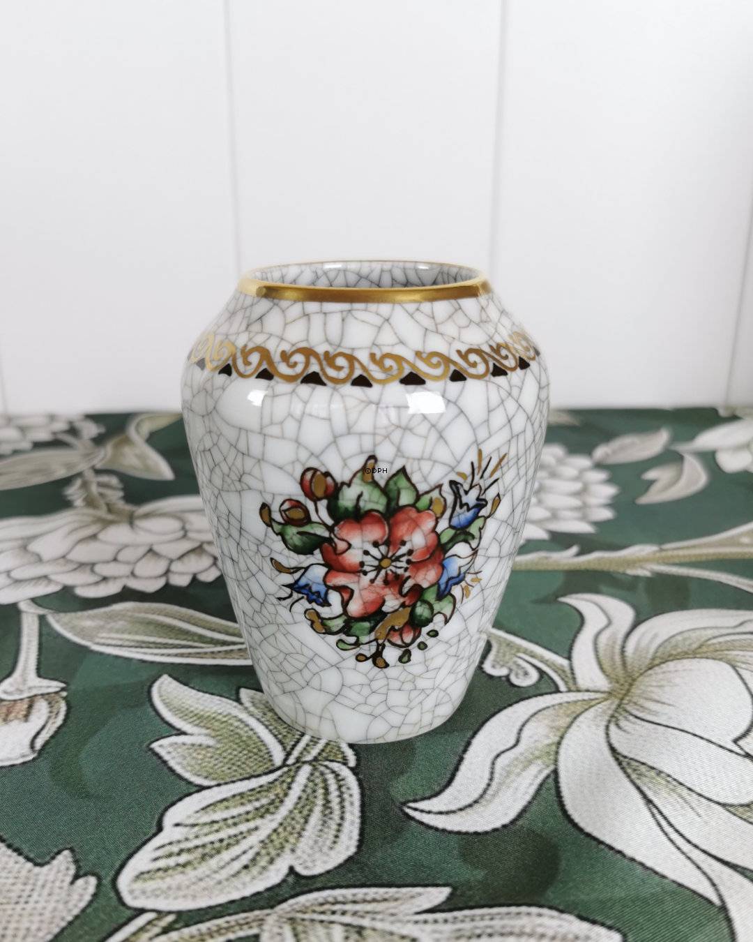 Dahl Jensen Vase, Craquelé Nr. 60-K