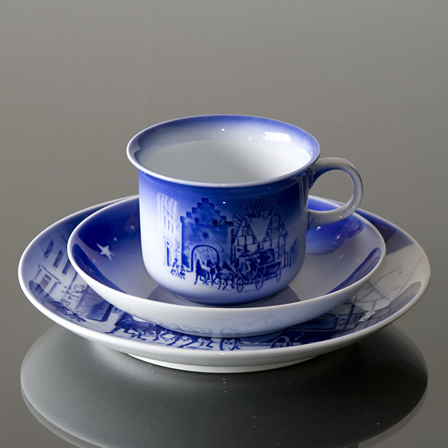 1982 Desiree Svend Jensen Hans Christian Andersen Weihnachtstasse mit Untertasse