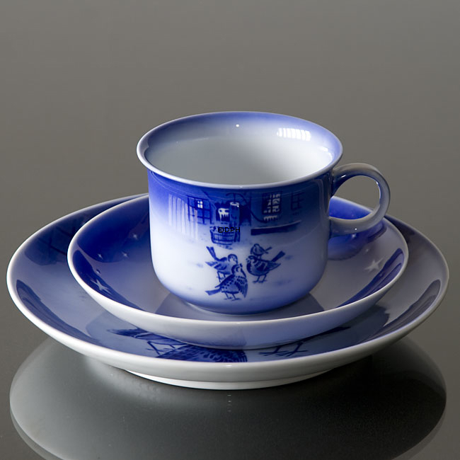 1983 Desiree Svend Jensen Hans Christian Andersen Weihnachtstasse mit Untertasse