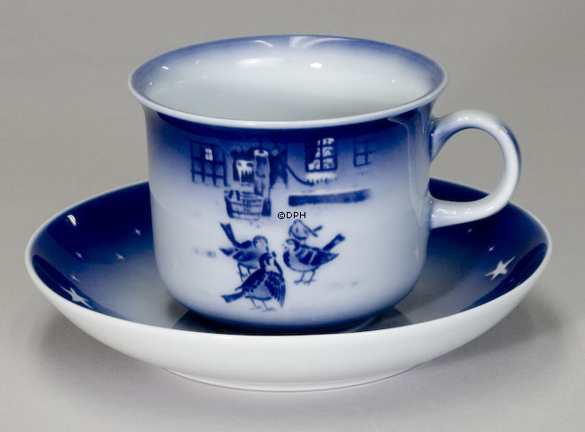 1983 Desiree Svend Jensen Hans Christian Andersen Weihnachtstasse mit Untertasse