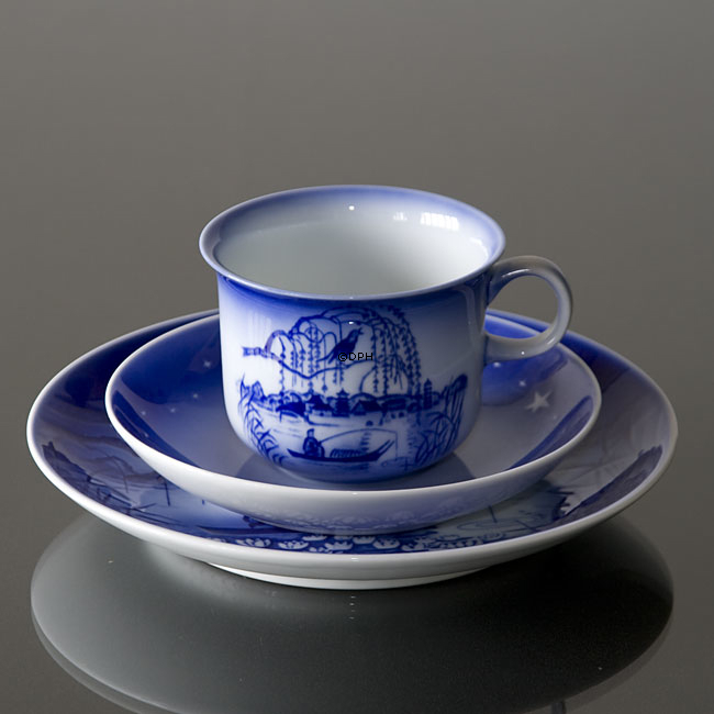 1984 Desiree Svend Jensen Hans Christian Andersen Weihnachtstasse mit Untertasse