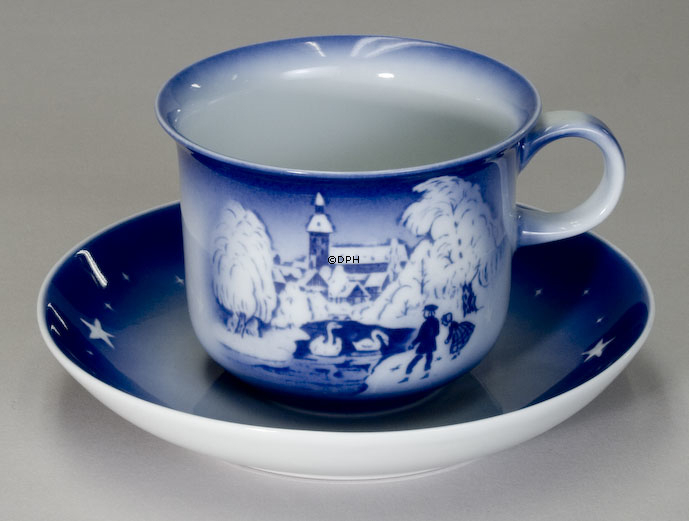 1988 Desiree Svend Jensen Hans Christian Andersen Weihnachtstasse mit Untertasse