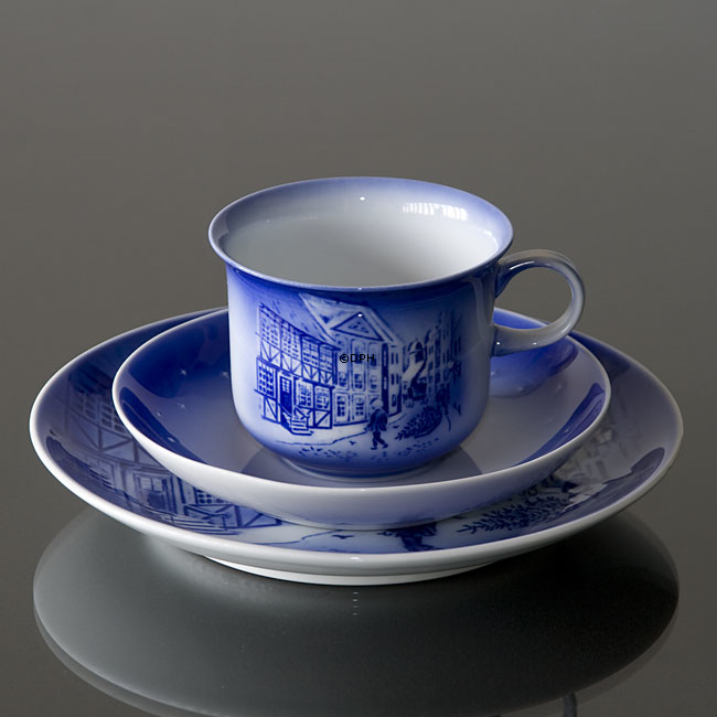 1989 Desiree Svend Jensen Hans Christian Andersen Weihnachtstasse mit Untertasse