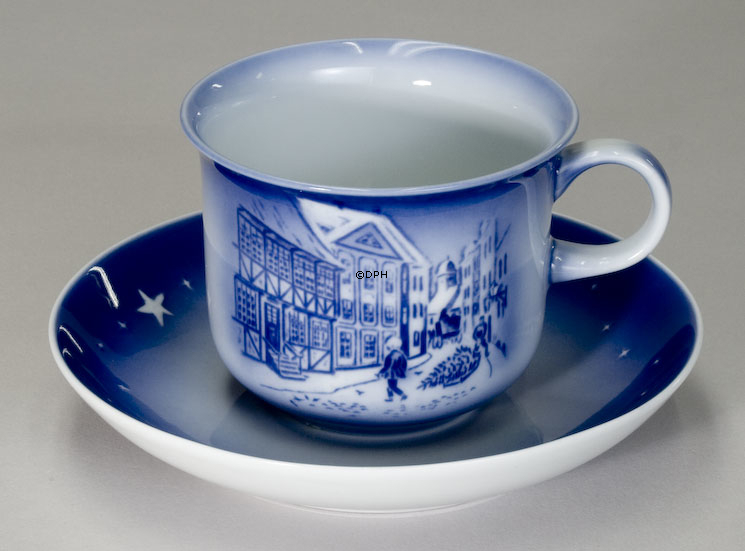 1989 Desiree Svend Jensen Hans Christian Andersen Weihnachtstasse mit Untertasse