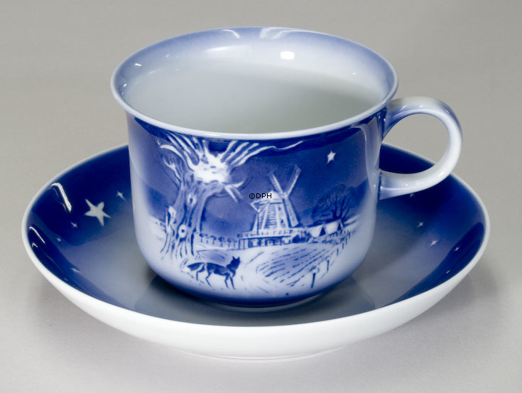 1991 Desiree Svend Jensen Hans Christian Andersen Weihnachtstasse mit Untertasse