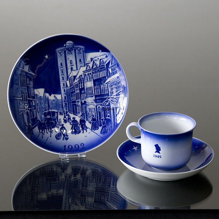 1992 Desiree Svend Jensen Hans Christian Andersen Weihnachtstasse mit Untertasse