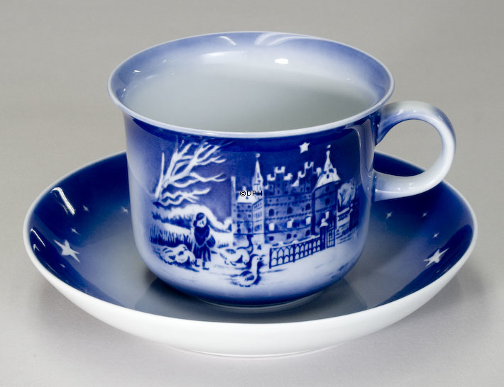 1995 Desiree Svend Jensen Hans Christian Andersen Weihnachtstasse mit Untertasse