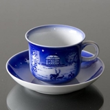2000 Desiree Svend Jensen Hans Christian Andersen Weihnachtstasse mit Untertasse
