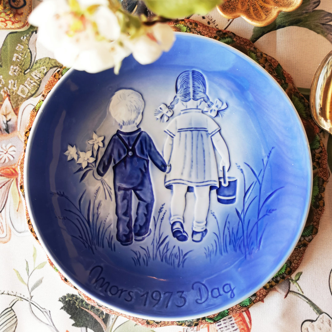 Blumen für Mutter 1973, Desiree Muttertagsteller Svend Jensen von Dänemark