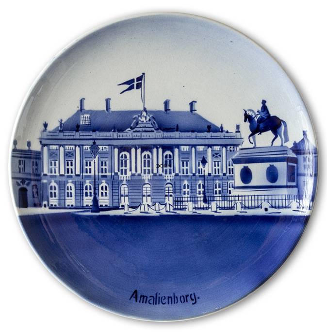 Teller mit Amalienborg 24cm