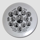 Gedenkteller, Wahlrecht der Frauen 1915