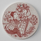 Wiinblad Butterbrett "Juni", rot