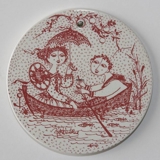 Wiinblad Butterbrett "Juli", rot Nr. 3013-7