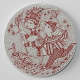 Wiinblad Butterbrett "August", rot Nr. 3013-8