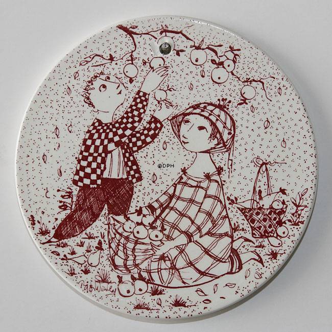 Wiinblad Butterbrett "Oktober", rot