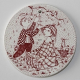 Wiinblad Butterbrett "Oktober", rot